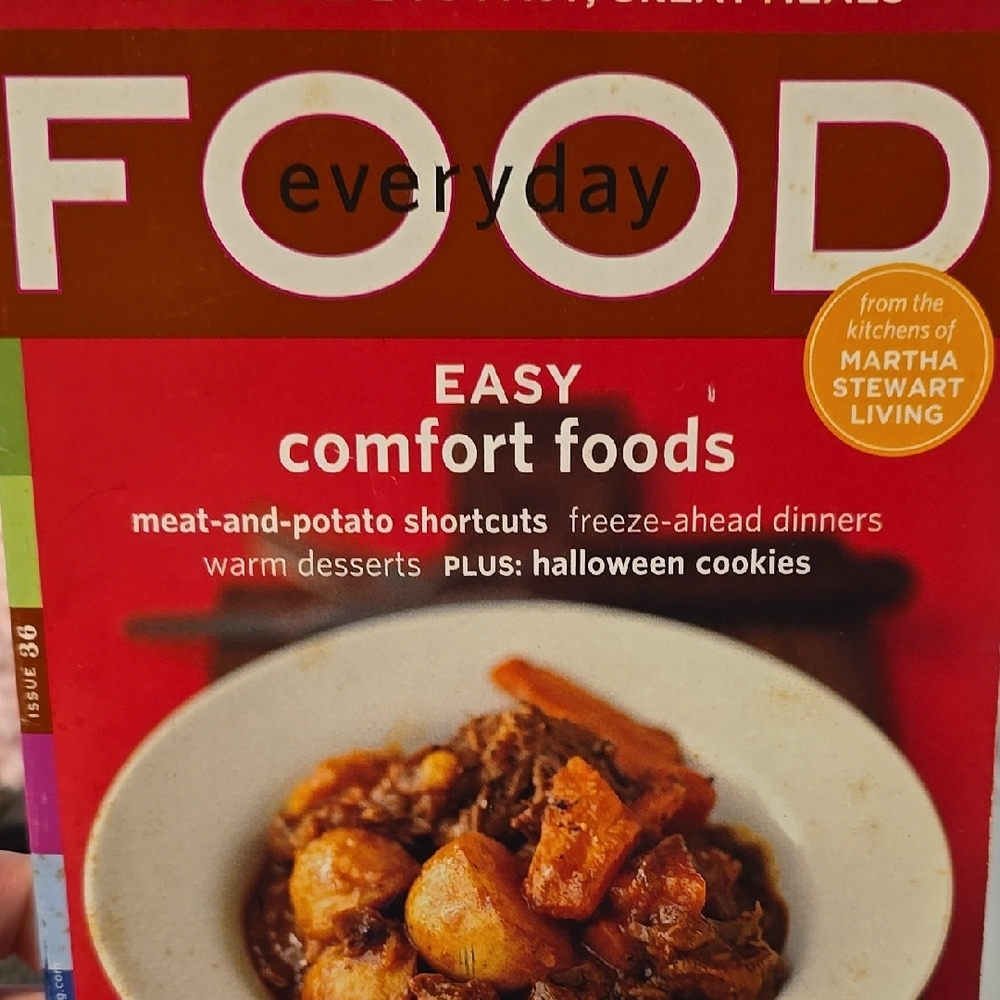 Martha Stewart Red Kitchen Cookbook 10 Books Total